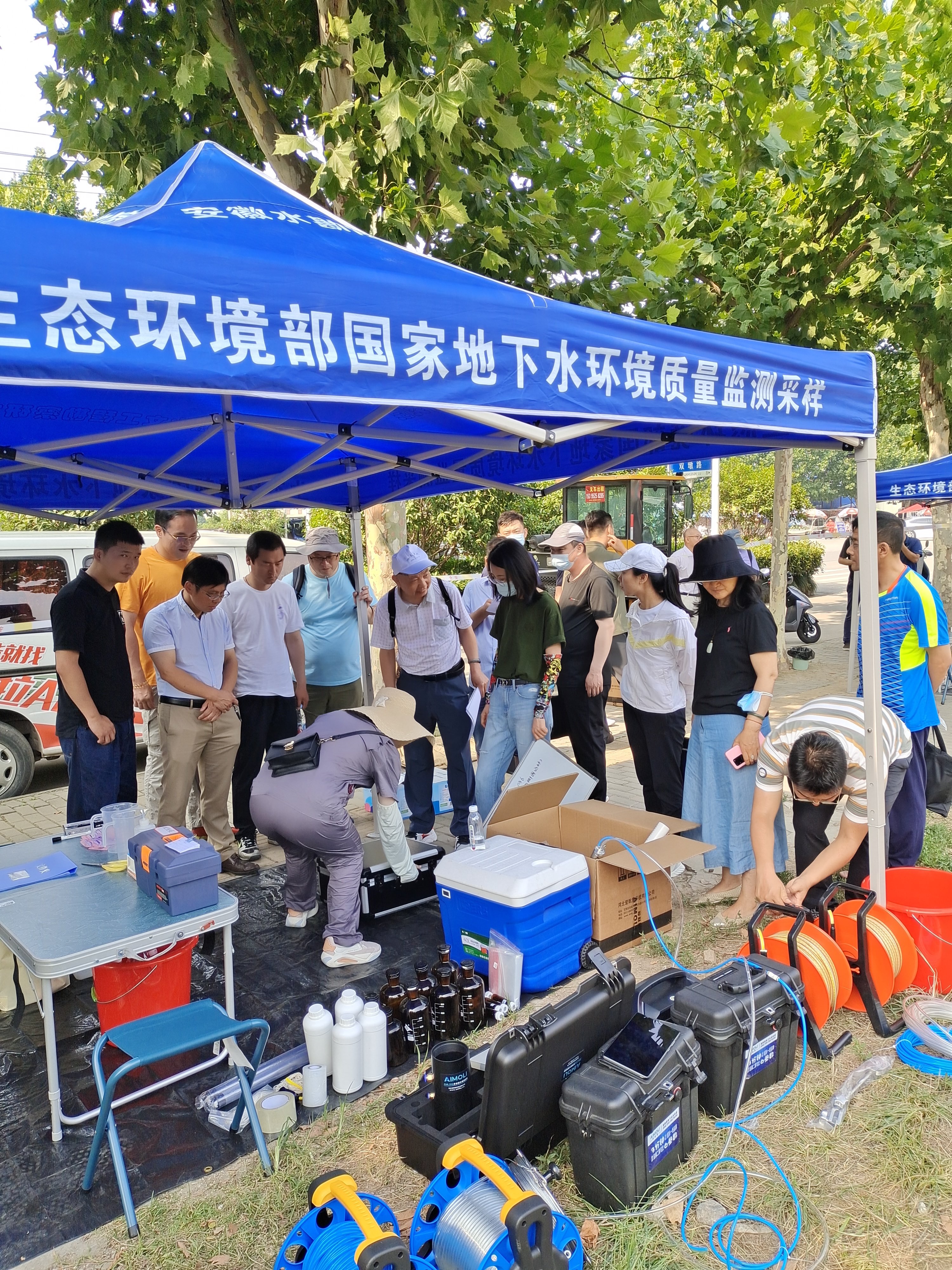 愛(ài)默里3分鐘6參數(shù)地下水采樣器參與國(guó)家地下水環(huán)境質(zhì)量考核持證上崗現(xiàn)場(chǎng)考核